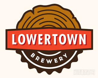 Lowertown Brewery年轮logo设计欣赏
