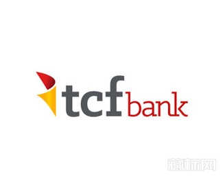 美国TCF bank银行商标设计