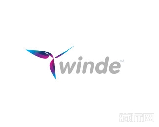 winde蝴蝶logo设计欣赏