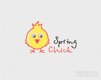 Spring Chick春天小鸡logo设计