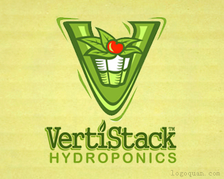 VertiStack商标设计