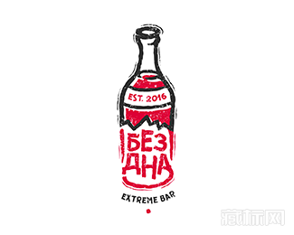 BEZDNA酒瓶logo设计