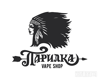 VapeShop野人logo设计