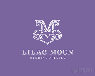 Lilac Moon花纹标志设计