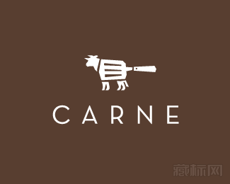 carne steak house牛排标志