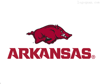 阿肯色大学野猪队logo