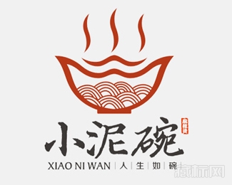 小泥碗logo设计