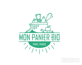 Mon panier bio蔬菜logo图片