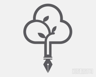 钢笔树logo设计欣赏