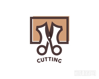 Scissors Leather剪刀标志设计