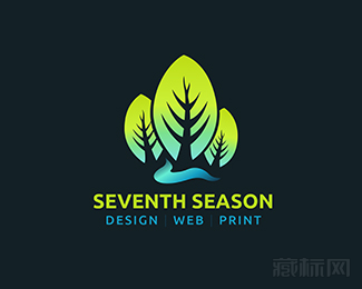 Seventh Season树logo设计欣赏