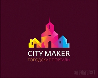 City Maker城市制造业logo设计