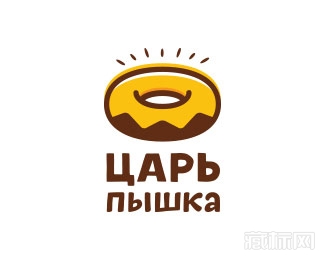 King Pyshka甜甜圈logo设计