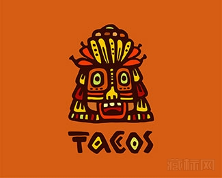 Tacos鬼脸标志设计