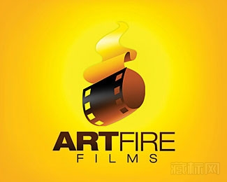 ArtFire火电影logo设计