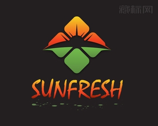 Sunfresh花logo设计