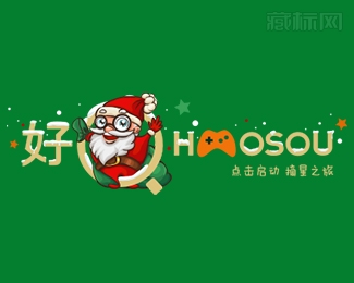 haosou好搜圣诞节logo设计