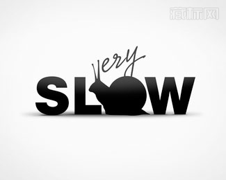 Very Slow蜗牛标志设计