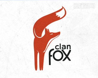 Clan Fox狐狸标志设计