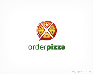 OrderPizza标志设计