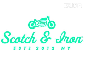 Scotch & Iron摩托车logo设计