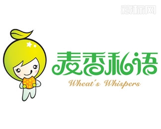 麦香私语馅饼logo设计