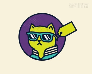 Fabulous Cat神话猫logo设计