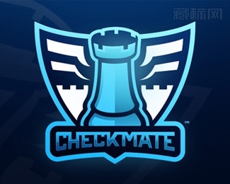 Checkmate盾牌logo设计