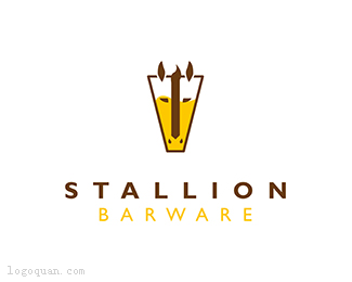 种马酒具公司logo