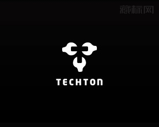 Techton扳手logo设计