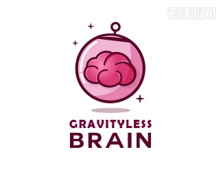 GRAVITYLESS BRAIN大脑标志设计