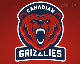 Grizzlies灰熊logo设计