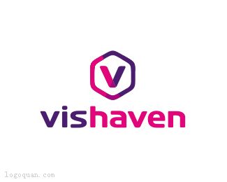 vishaven品牌标志设计