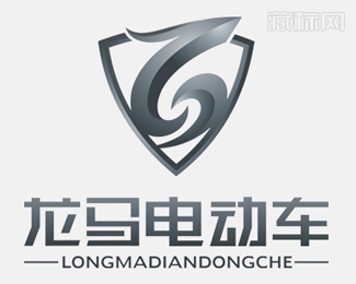 龙马电动车logo设计