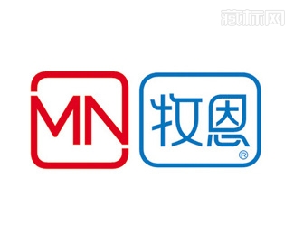 牧恩卫浴字体logo设计