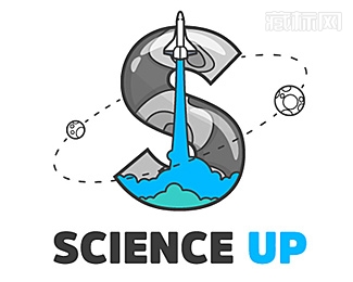 Science Up科学了logo设计