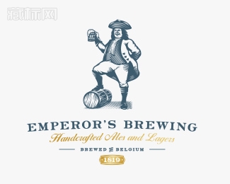 Emperors Brewing宫廷酒标志设计
