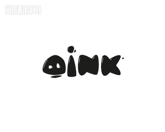 Oink呼噜声美术字设计