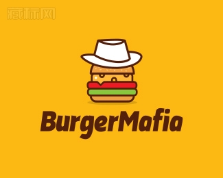 BurgerMafia汉堡标志设计