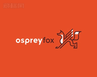 ospreyfox带翅膀的狐狸标志