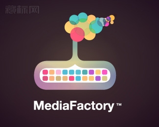 Media Factory传媒工厂标志设计