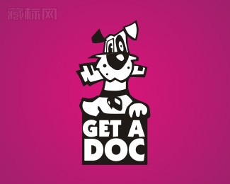 Get a Doc猎狗标志图片
