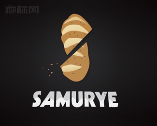 Samurye面包标志设计