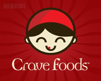 Crave Foods渴望食品logo设计