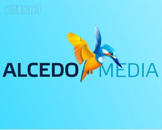 Alcedo Media传媒公司商标设计