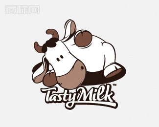 美味的牛奶Tasty Milk美味的牛奶标志设计