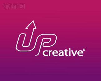 UP Creative箭头标志设计