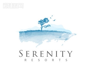 Serenity景点logo设计