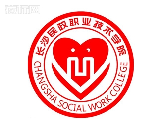 长沙民政职业技术学院校徽logo含义