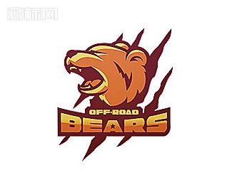 Off Road Bears越野熊logo设计